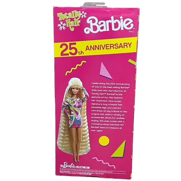Barbie Totally Hair 25th Anniversary Doll - Rare 2016 Collectors Limited Edition - Picture 4 of 5